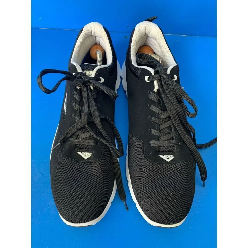 Pony Black and White Mens Lace Up Sneakers Size 12